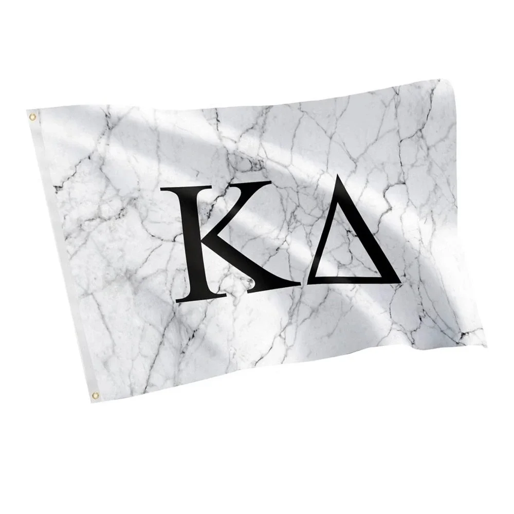 Scotty Gear Kappa Delta Flag Marble Sorority Banner Greek Life White 3x5